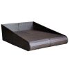 Garden Bed Brown 79.1"x54.7" Poly Rattan(D0102HEJ9RG)