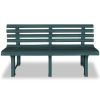 Garden Bench 57.3" Plastic Green(D0102HEJ28Y)