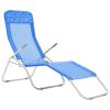 Folding Sun Loungers 2 pcs Textilene Blue(D0102HEJLZY)
