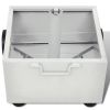 Outdoor Umbrella Stand Plant Pot White(D0102HEJEXA)