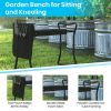 Foldable Garden Kneeler - Padded Gardening Bench for Kneeling or Sitting with Removable Tool Bag Pouch(D0102HPMT5G)