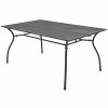 7 Piece Outdoor Dining Set Steel Anthracite(D0102HEJ92V)