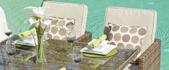 Direct Wicker 9-Piece Outdoor PE Rattan Wicker Patio Dining Table Set Garden Outdoor Patio Furniture Set(D0102HHGE7V)