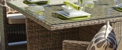 Direct Wicker 9-Piece Outdoor PE Rattan Wicker Patio Dining Table Set Garden Outdoor Patio Furniture Set(D0102HHGE7V)