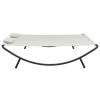 Outdoor Lounge Bed Fabric Cream(D0102HEJYFU)