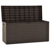 Garden Storage Box Brown 45.7"x17.3"x21.7"(D0102HEJZ1G)