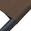 Outdoor Lounge Bed with Canopy and Pillows Brown(D0102HEJYFG)