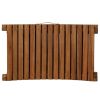Sun Lounger with Cushion Solid Acacia Wood Cream(D0102HEJ1N7)
