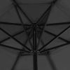 Outdoor Umbrella with Portable Base Anthracite(D0102HPDT3G)