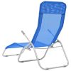 Folding Sun Loungers 2 pcs Textilene Blue(D0102HEJLZY)
