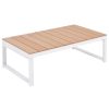 Garden Corner Sofa Set 19 Pieces Aluminum WPC(D0102HEJ93G)
