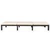 Sun Lounger with Cushion Poly Rattan Black(D0102HEJ9NV)