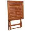 3 Piece Folding Bistro Set Solid Acacia Wood(D0102HEJQRU)