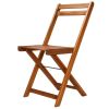 Outdoor Bistro Chairs 2 pcs Solid Acacia Wood(D0102HEJQR7)