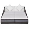 Garden Bed Brown 79.1"x54.7" Poly Rattan(D0102HEJ9RG)