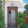 80"x 40" Outdoor Front Door Window Awning Patio Canopy Rain Cover UV Protected Eaves(D0102HH0FJU)