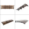 DIY 120"x 40" Window Awning Front Door Canopy Cover Yard Garden Outdoor RT(D0102HH0UTY)
