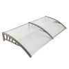 80"x 40" Outdoor Front Door Window Awning Patio Canopy Rain Cover UV Protected Eaves(D0102HH0FJU)
