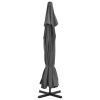 Outdoor Umbrella with Portable Base Anthracite(D0102HPDT3G)
