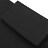 Outdoor Lounge Bed with Canopy and Pillows Black(D0102HHHWUJ)