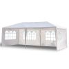 US Stock 3 x 6m Four Sides Waterproof Tent with Spiral Tubes White(D0102HH0IPV)