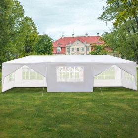 Party Tent 3 x 9m Eight Sides Two Doors Waterproof Tent with Spiral Tubes(D0102HH09FW)